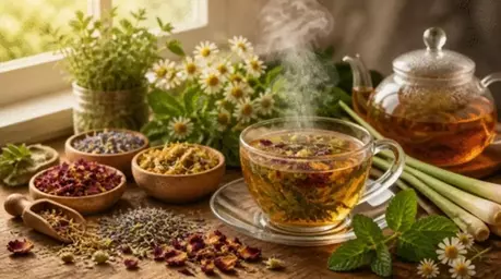 Herbal Teas for Morning Energy