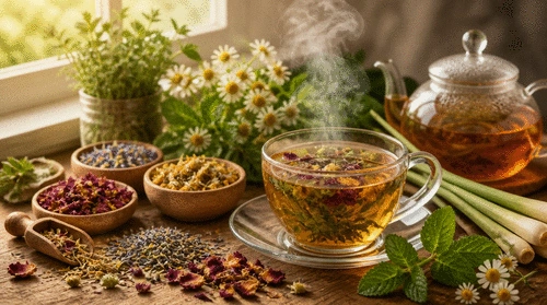 Herbal Teas for Morning Energy