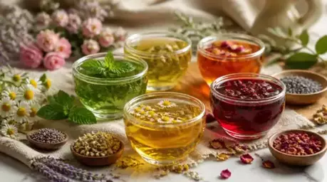 Floral Herbal Teas for Calm
